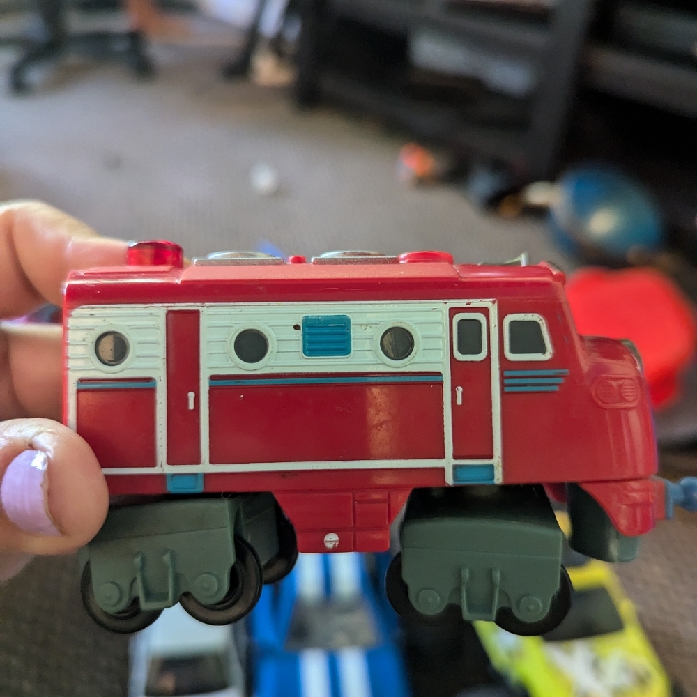 Vintage Battery Operated Chuggington Wilson Train Toy